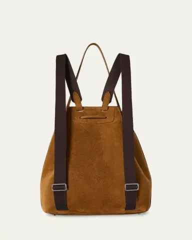 The Row Drawstring Backpack in Suede | Thumbnail 2 The Row Drawstring Backpack in Suede | Thumbnail 2