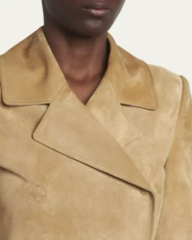 Tom Ford Belted Suede Long Trench Coat | Thumbnail 5