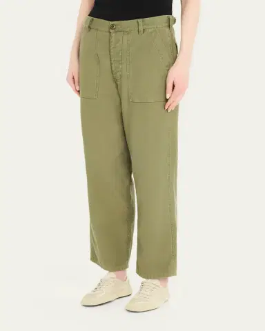Nili Lotan Earl Cotton Straight-Leg Ankle Pants | Thumbnail 4 Nili Lotan Earl Cotton Straight-Leg Ankle Pants | Thumbnail 4