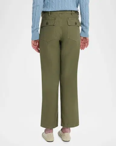Nili Lotan Earl Cotton Straight-Leg Ankle Pants | Thumbnail 7 Nili Lotan Earl Cotton Straight-Leg Ankle Pants | Thumbnail 7