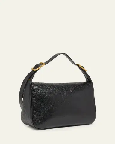 Balenciaga Clicca B-Buckle Leather Shoulder Bag | Thumbnail 3 Balenciaga Clicca B-Buckle Leather Shoulder Bag | Thumbnail 3