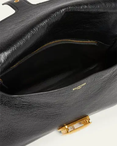 Balenciaga Clicca B-Buckle Leather Shoulder Bag | Thumbnail 4 Balenciaga Clicca B-Buckle Leather Shoulder Bag | Thumbnail 4