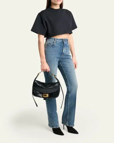 Balenciaga Clicca B-Buckle Leather Shoulder Bag | Thumbnail 5 Balenciaga Clicca B-Buckle Leather Shoulder Bag | Thumbnail 5