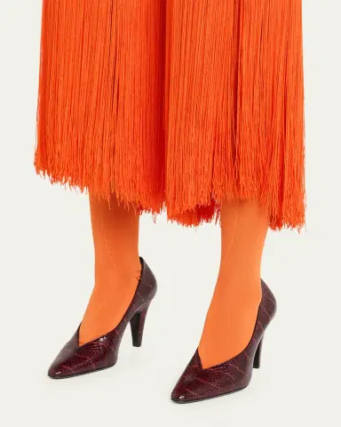 Alaïa 90mm Snake Leather Pumps | Thumbnail 2