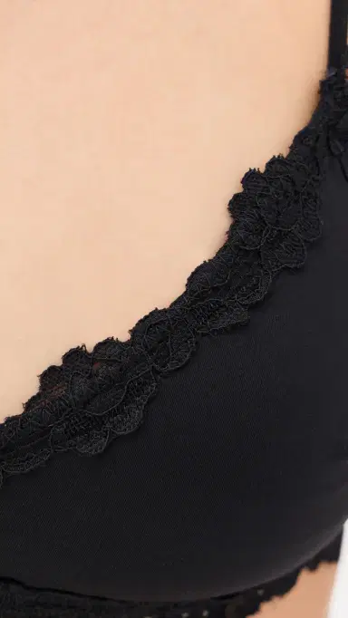 Free People Charlie Bralette Black M | Thumbnail 5