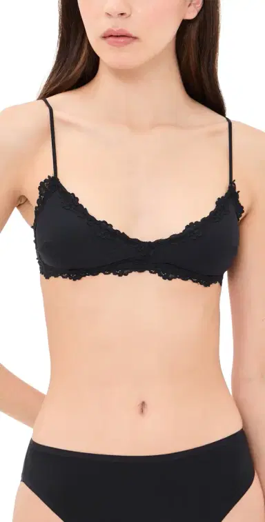 Free People Charlie Bralette Black M | Thumbnail 1
