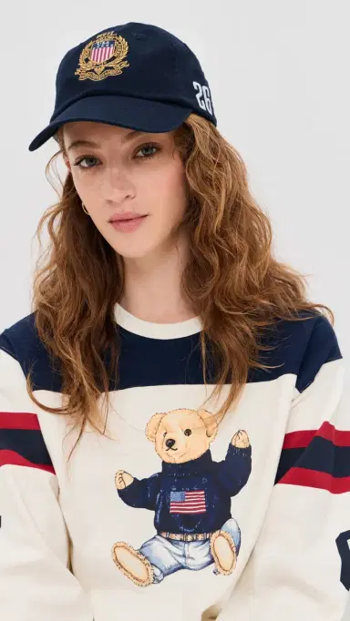 Polo Ralph Lauren United States of America Classic Twill Baseball Cap Newport Navy One Size | Thumbnail 3 Polo Ralph Lauren United States of America Classic Twill Baseball Cap Newport Navy One Size | Thumbnail 3