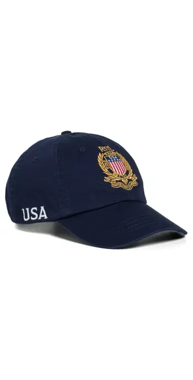 Polo Ralph Lauren United States of America Classic Twill Baseball Cap Newport Navy One Size | Thumbnail 1 Polo Ralph Lauren United States of America Classic Twill Baseball Cap Newport Navy One Size | Thumbnail 1