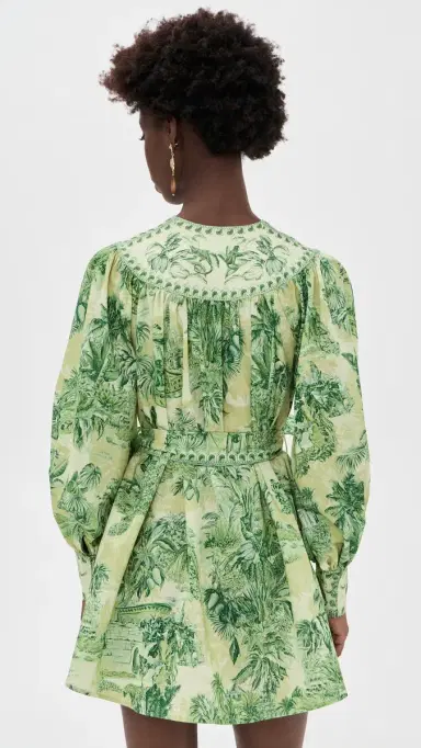 ALÉMAIS Sara Mini Dress Green | Thumbnail 3 ALÉMAIS Sara Mini Dress Green | Thumbnail 3