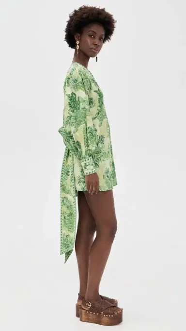 ALÉMAIS Sara Mini Dress Green | Thumbnail 4 ALÉMAIS Sara Mini Dress Green | Thumbnail 4