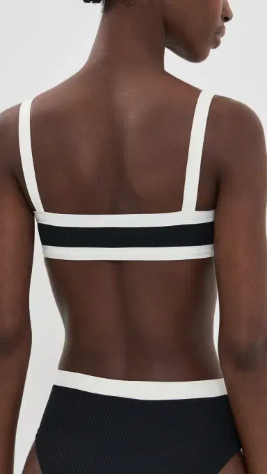 LSPACE Taylor Bikini Top Black/Cream | Thumbnail 3