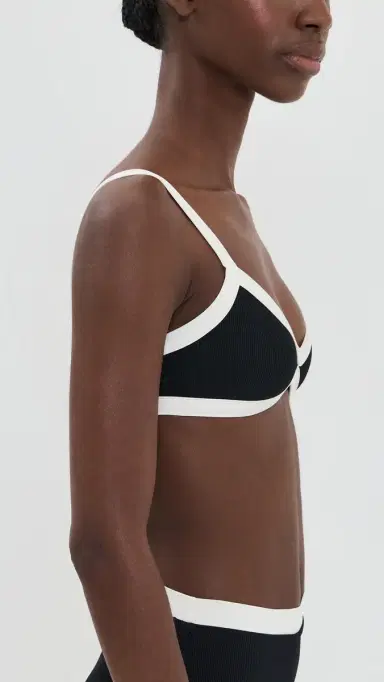 LSPACE Taylor Bikini Top Black/Cream | Thumbnail 4
