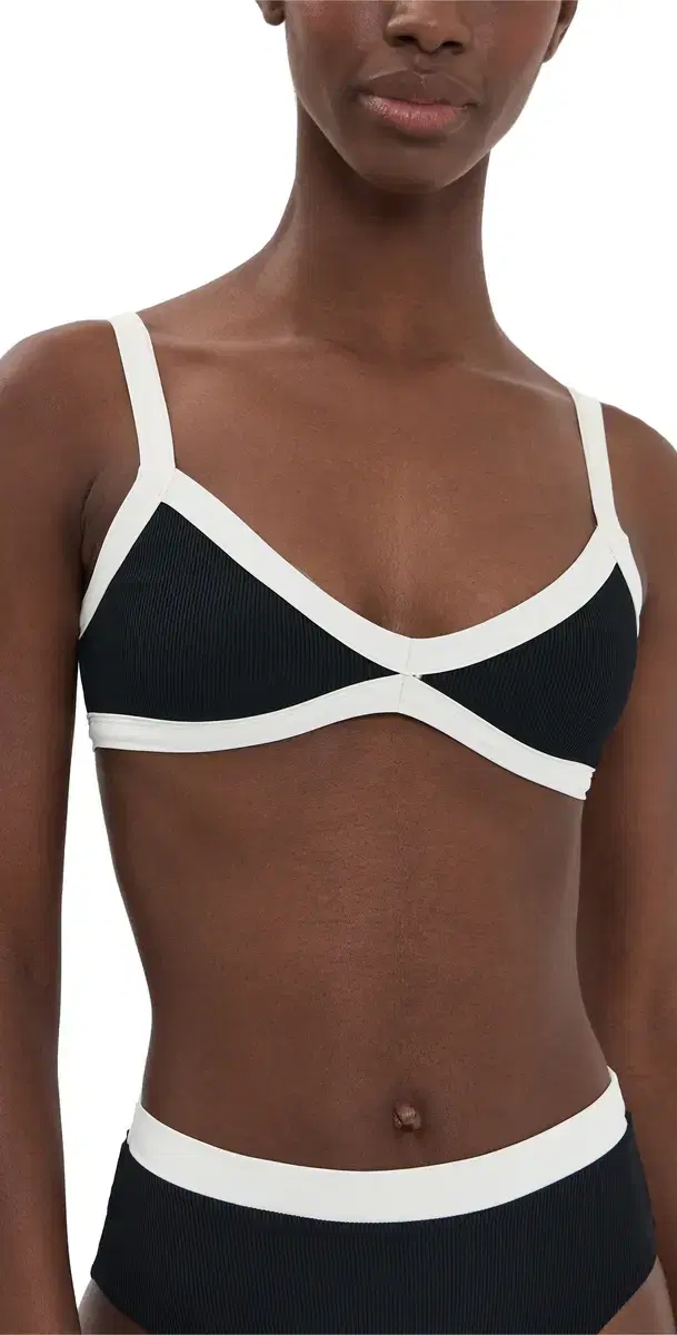 Taylor Bikini Top Black/Cream Taylor Bikini Top Black/Cream