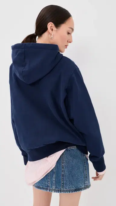 Marc Jacobs arc Logo Hoodie Navy ulti | Thumbnail 3 Marc Jacobs arc Logo Hoodie Navy ulti | Thumbnail 3
