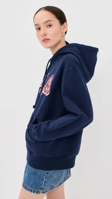 Marc Jacobs arc Logo Hoodie Navy ulti | Thumbnail 4 Marc Jacobs arc Logo Hoodie Navy ulti | Thumbnail 4