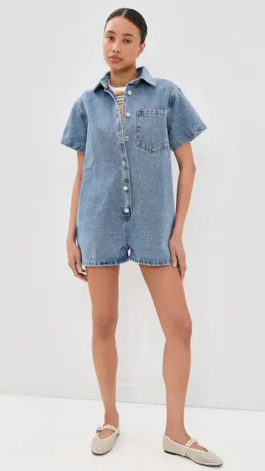 PARKE Short Sleeve Romper Vintage | Thumbnail 5
