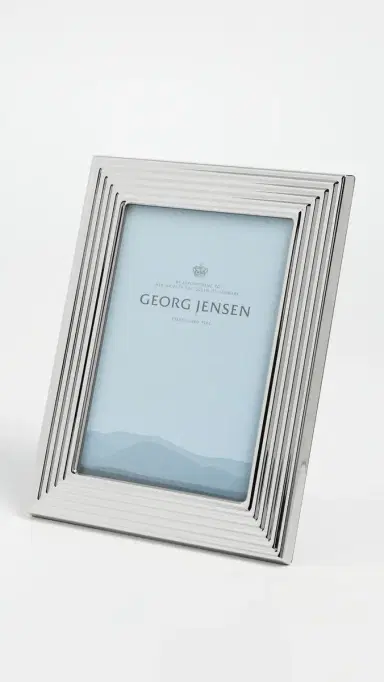 Georg Jensen Bernadotte Stainless Steel Mirror Picture Frame 4x6 | Thumbnail 2