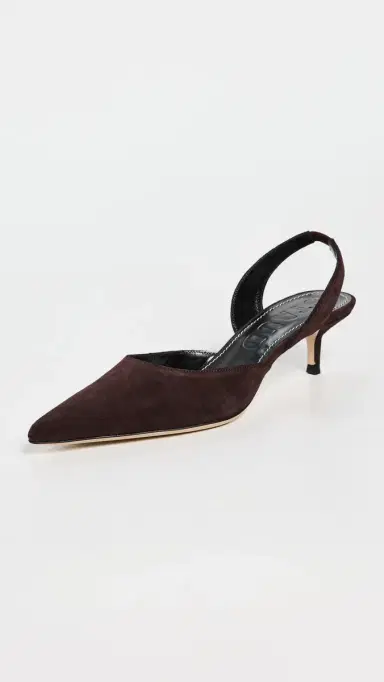Staud Sebastian Slingback Heels Espresso | Thumbnail 2