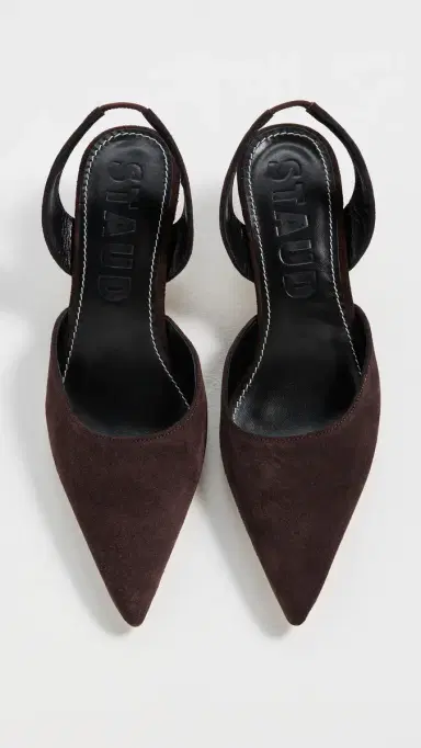 Staud Sebastian Slingback Heels Espresso | Thumbnail 5