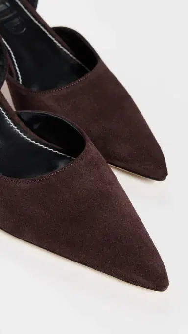Staud Sebastian Slingback Heels Espresso | Thumbnail 6