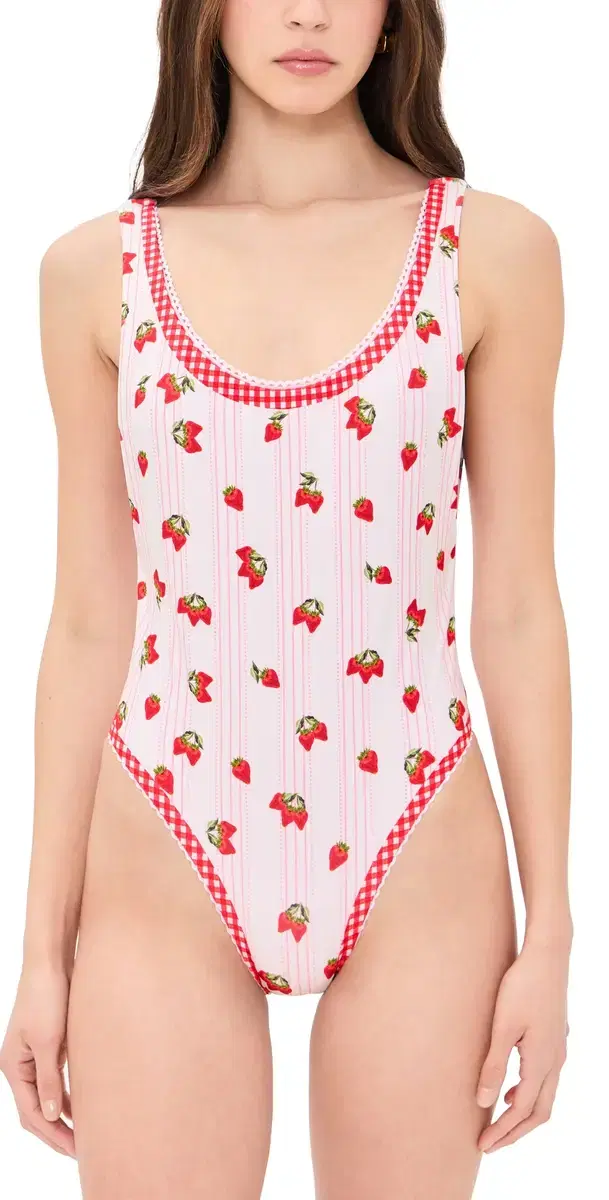 Agua Bendita x toney Clover Lane Tribeca One Piece Bahia