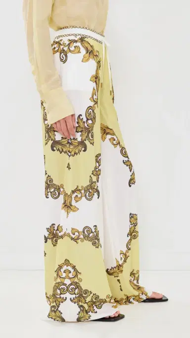 ALICE + OLIVIA Ojai Wide Leg Pants Golden Coast | Thumbnail 4