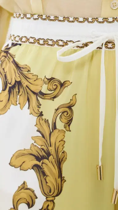 ALICE + OLIVIA Ojai Wide Leg Pants Golden Coast | Thumbnail 6