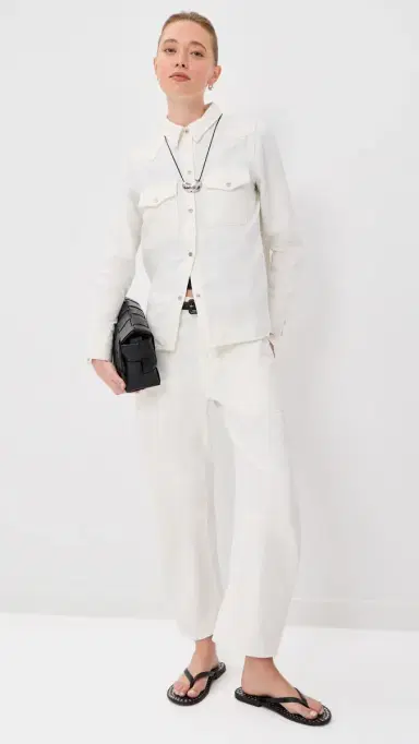 Nili Lotan Shon Pants Vintage Cream 2 | Thumbnail 5