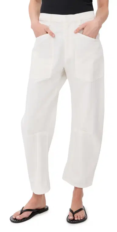Nili Lotan Shon Pants Vintage Cream 2 | Thumbnail 1