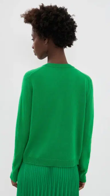 Jenni Kayne Flynn Cashmere Sweater Green | Thumbnail 3