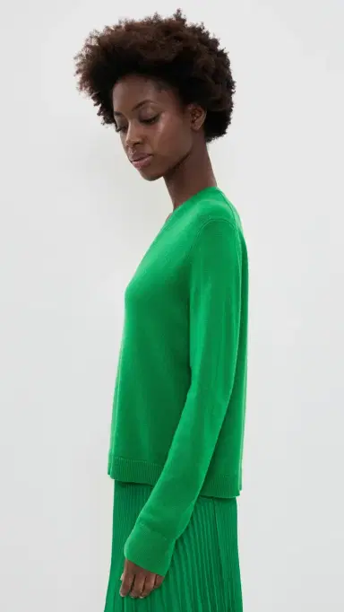 Jenni Kayne Flynn Cashmere Sweater Green | Thumbnail 4