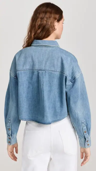 Favorite Daughter The Ex Boyfriend Crop Shirt Goa L | Thumbnail 3
