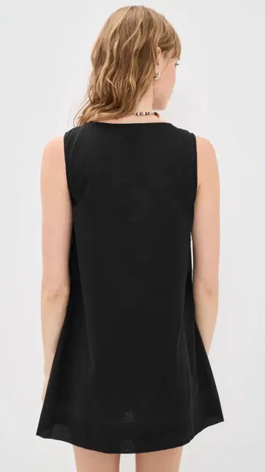 Joe's Jeans The Ana Mini Dress Black L | Thumbnail 3