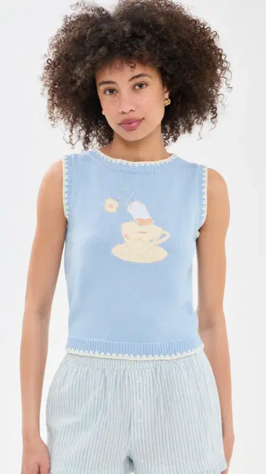 Another Girl Teacup Knitted Tank | Thumbnail 2