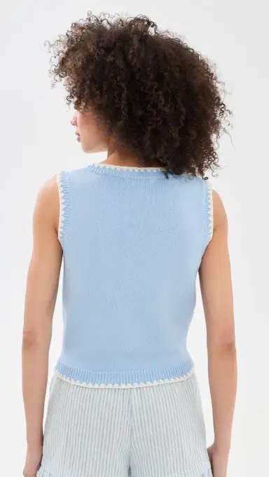 Another Girl Teacup Knitted Tank | Thumbnail 3