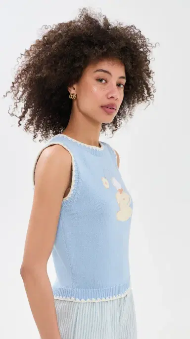 Another Girl Teacup Knitted Tank | Thumbnail 4