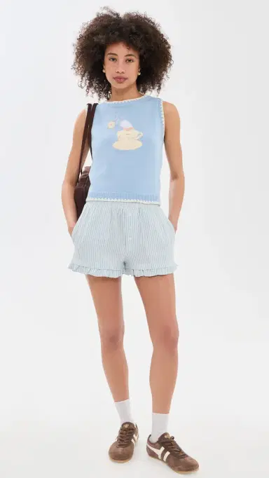 Another Girl Teacup Knitted Tank | Thumbnail 5