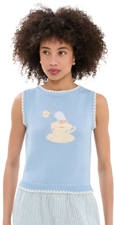 Another Girl Teacup Knitted Tank | Thumbnail 1