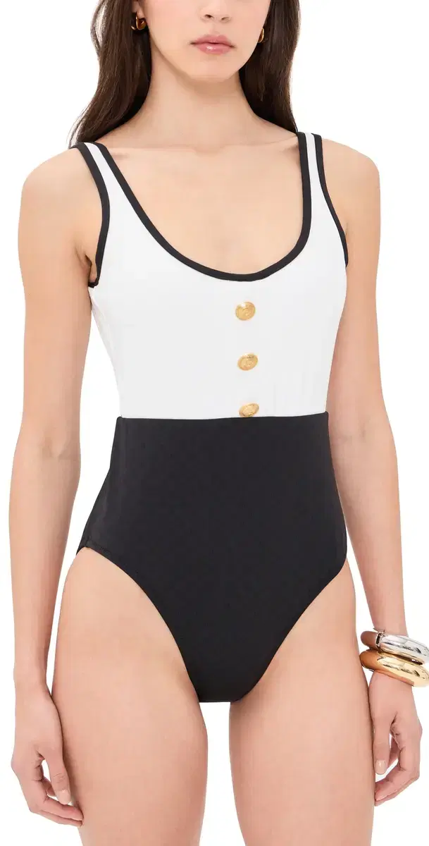 L'AGENCE Fine ine Mila One Piece White