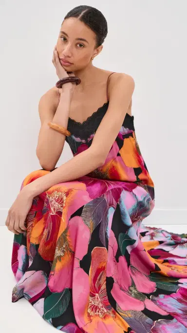 Free People Bloomspell Maxi Dress Desert Rose Combo | Thumbnail 5 Free People Bloomspell Maxi Dress Desert Rose Combo | Thumbnail 5