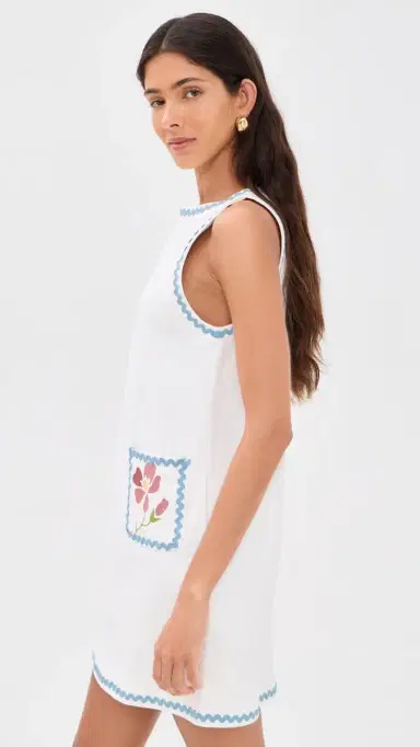 Another Girl Ric Rac Floral hift Dress | Thumbnail 4