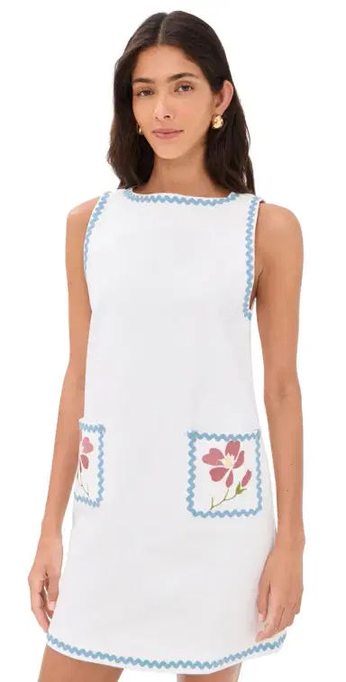 Another Girl Ric Rac Floral hift Dress | Thumbnail 1