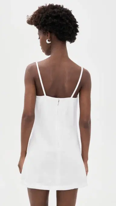 Joe's Jeans Clean Denim Shift Dress White | Thumbnail 3