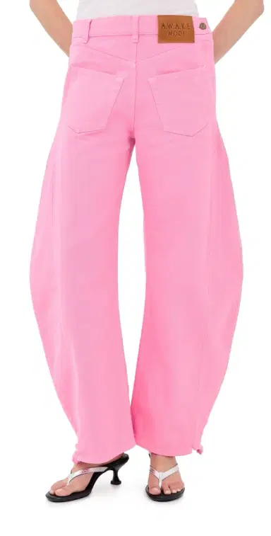 A.W.A.K.E. MODE A. W.A. K.E. MODE Mirror Jeans with Side Inserts | Thumbnail 1 A.W.A.K.E. MODE A. W.A. K.E. MODE Mirror Jeans with Side Inserts | Thumbnail 1