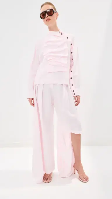 A.W.A.K.E. MODE A. W.A. K.E. MODE Slit Knee Pants | Thumbnail 2