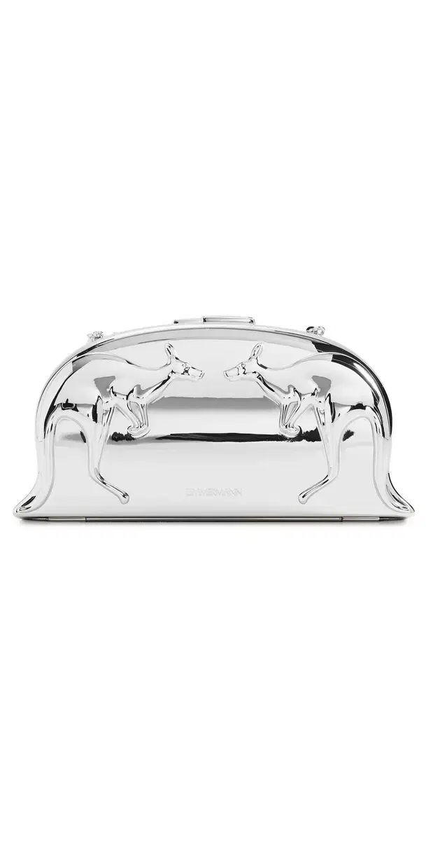 Zimmermann Rapture Clutch Silver One Size