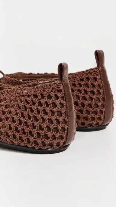 Dolce Vita Kaylyn Woven Flats Dk Brown Crochet | Thumbnail 4