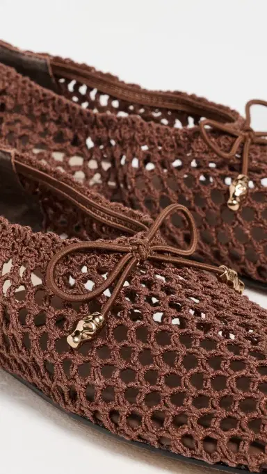 Dolce Vita Kaylyn Woven Flats Dk Brown Crochet | Thumbnail 6