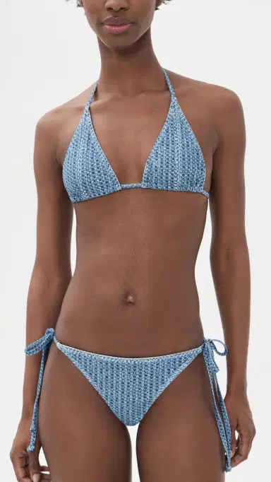 rag & bone Miramar Triangle String Bikini Bottoms Inwaf | Thumbnail 4