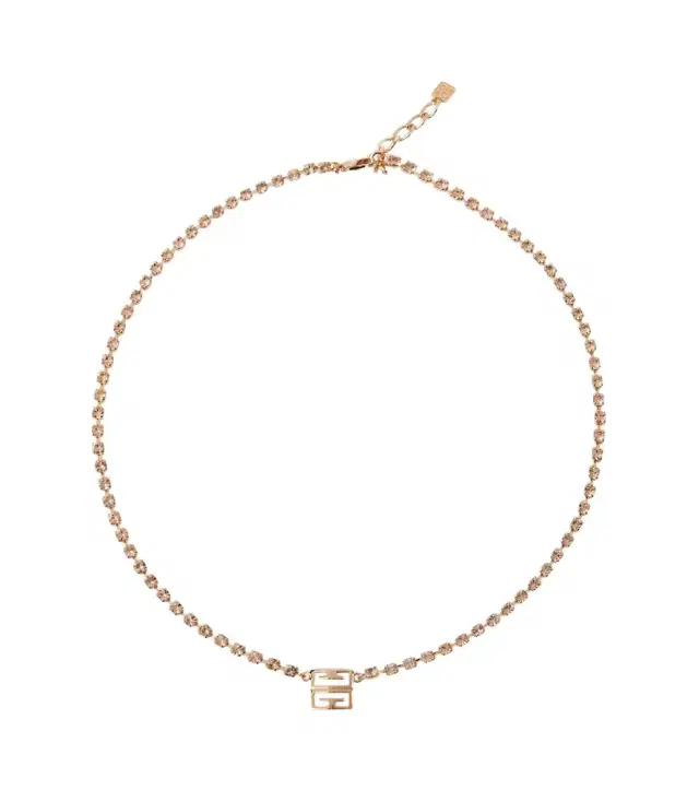 4G crystal-embellished necklace 4G crystal-embellished necklace